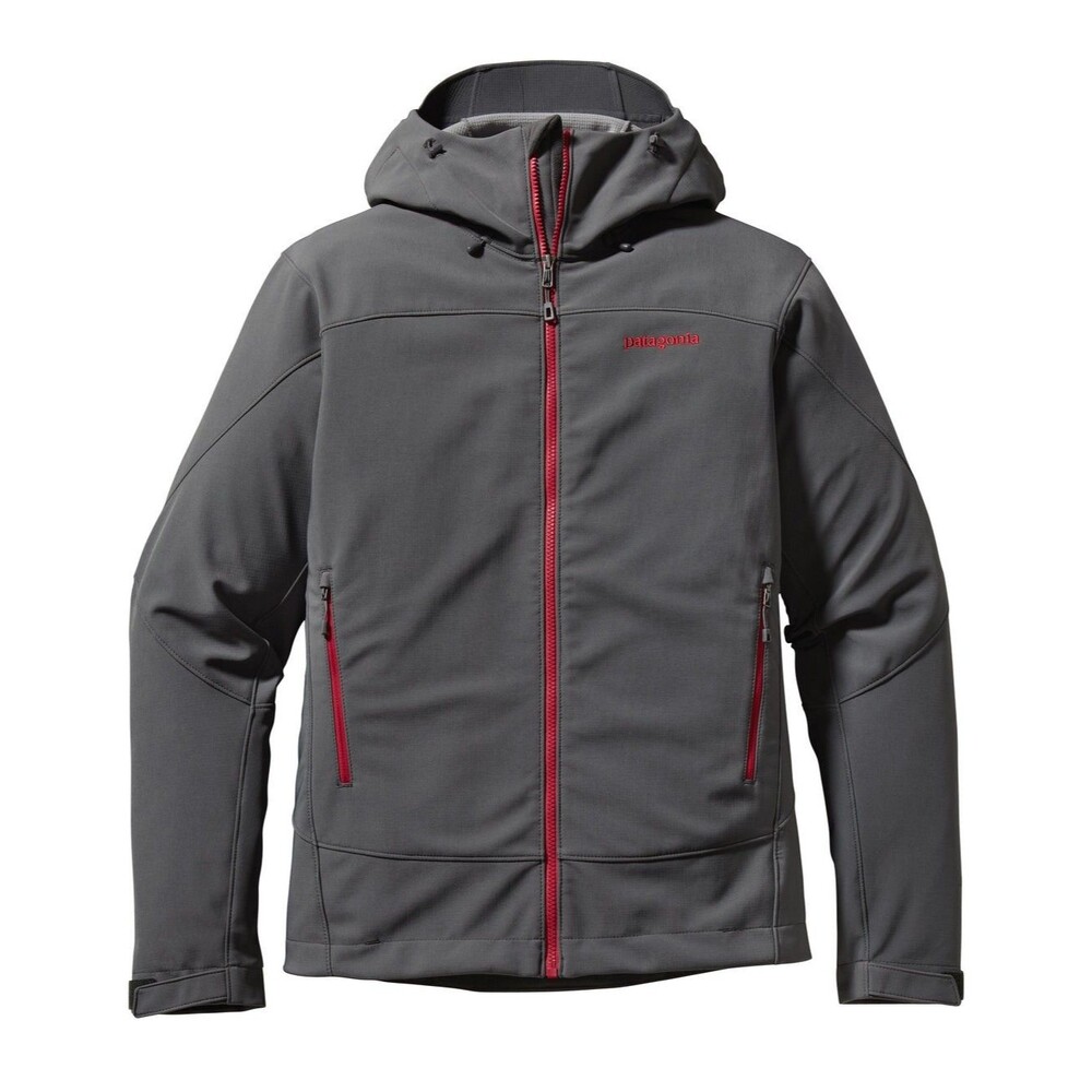 Patagonia Mens Full Zip Adze Polartec Windbloc Hooded Softshell Jacket M